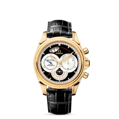 Omega De Ville Co-Axial 41 Chronoscope Yellow Gold / Black 4657.50.31
