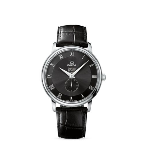 Omega De Ville Prestige Co-Axial 39 Small Seconds Stainless Steel / Black 4813.50.01