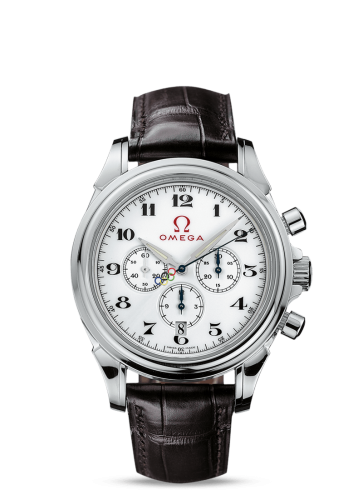 Omega De Ville Co-Axial 41 Chronoscope Stainless Steel / White / Olympic Timeless 4846.20.32