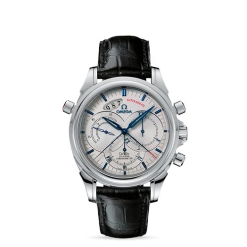 Omega De Ville Co-Axial 41 Chronoscope Rattrapante Stainless Steel / Silver 4847.30.31