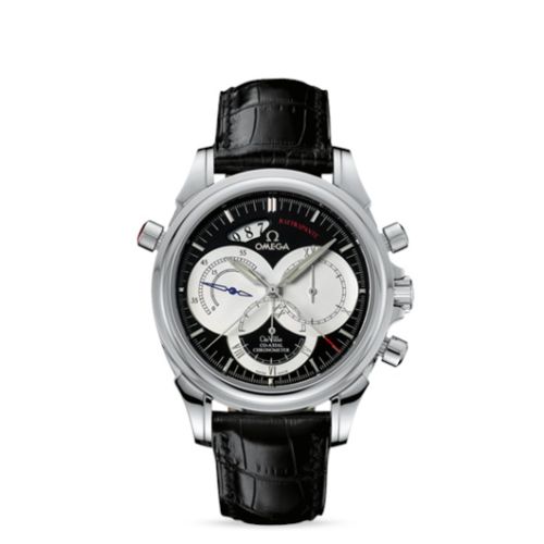 Omega De Ville Co-Axial 41 Chronoscope Rattrapante Stainless Steel / Black 4847.50.31