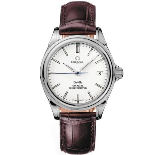 Omega De Ville Co-Axial 35 Stainless Steel / White 4861.31.32