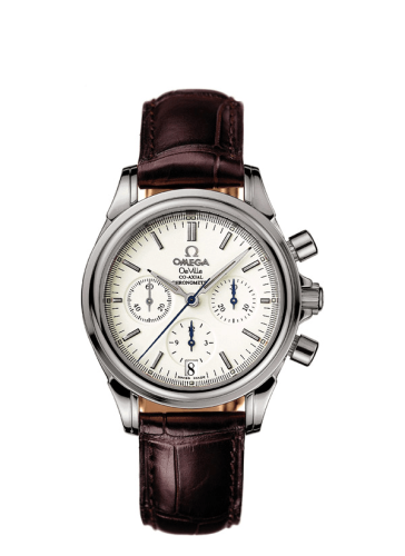 Omega De Ville Co-Axial 35 Chronograph Stainless Steel / White 4872.31.32