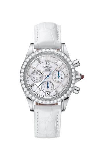 Omega De Ville Co-Axial 35 Chronograph Stainless Steel - Diamond / MOP 4874.75.36