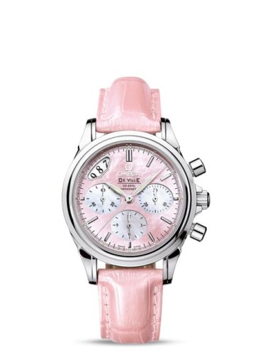 Omega De Ville Co-Axial 35 Chronograph Stainless Steel / MOP 4878.74.34