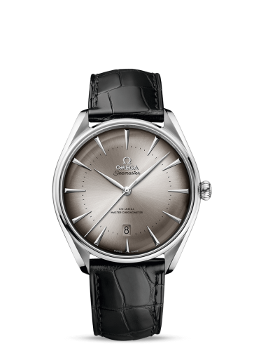Omega Seamaster Master Co-Axial 39.5 New York Edition Stainless Steel / Grey / Alligator 511.13.40.20.02.002