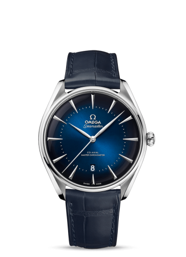 Omega Seamaster Master Co-Axial 39.5 London Edition Stainless Steel / Blue / Alligator 511.13.40.20.03.001