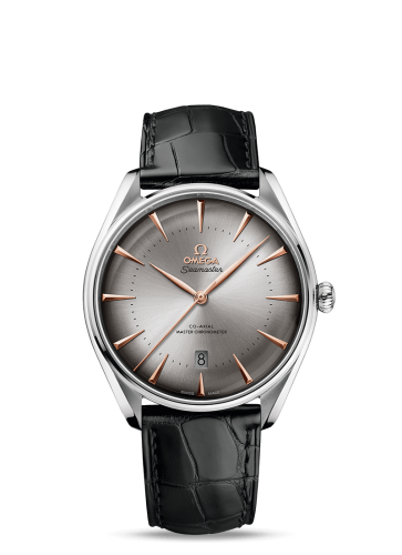 Omega Seamaster Master Co-Axial 39.5 Swiss Edition Stainless Steel / Silver / Alligator 511.13.40.20.06.002