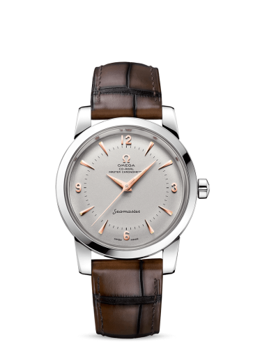 Omega Seamaster 1948 Central Seconds Platinum / Silver / Alligator 511.93.38.20.99.002