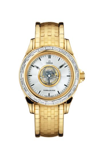 Omega De Ville Tourbillon Yellow Gold / Baguette / Bracelet 5114.30.00