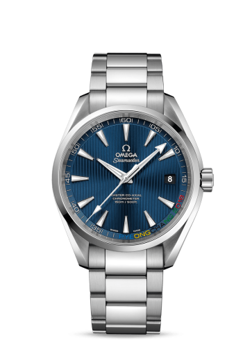 Omega Seamaster Aqua Terra 150m Master Co-Axial 41.5 Stainless Steel / Blue / Bracelet / Olympic Collection PyeongChang 2018 522.10.42.21.03.001