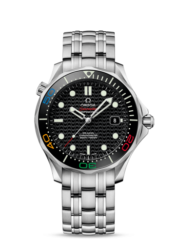 Omega Seamaster Diver 300M Co-Axial 41.5 Stainless Steel / Black / Bracelet / Olympic Collection Rio 522.30.41.20.01.001