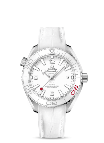 Omega Seamaster Planet Ocean 600M Co-Axial 39.5 Master Chronometer Stainless Steel / White / Alligator 522.33.40.20.04.001