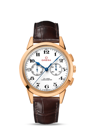 Omega Museum Collection N° 8 Olympic Official Timekeeper Co-Axial Chronograph Pink Gold 522.53.39.50.04.001