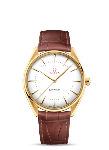 Omega Seamaster Master Co-Axial 39.5 Olympic Games Gold Yellow Gold / Enamel / Alligator 522.53.40.20.04.001