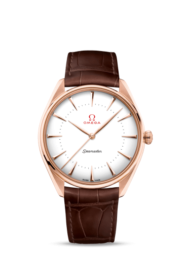 Omega Seamaster Master Co-Axial 39.5 Olympic Games Gold Sedna Gold / Enamel / Alligator 522.53.40.20.04.003