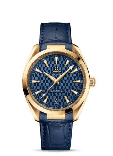Omega Seamaster Aqua Terra 150M Master Chronometer 41 Yellow Gold / Blue / Tokyo 2020 Olympics 522.53.41.21.03.001