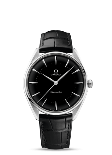 Omega Seamaster Master Co-Axial 39.5 Olympic Games Platinum / Enamel / Alligator 522.93.40.20.01.001