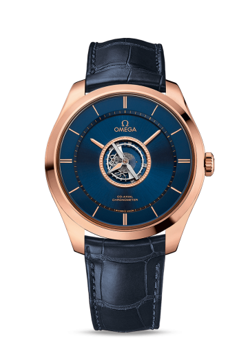 Omega De Ville Trésor Tourbillon Sedna Gold / Blue 528.53.44.21.03.001