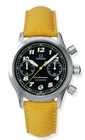 Omega Dynamic III Chronograph Stainless Steel / Black / Yellow Coramide 5290.50.40