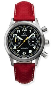 Omega Dynamic III Chronograph Stainless Steel / Black / Red Coramide 5290.50.41