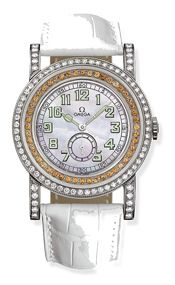 Omega Museum Collection N° 1 "Pilots 1938" Aquarella Mandarin Garnet 5776.71.56