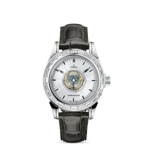 Omega De Ville Tourbillon White Gold / Baguette 5924.30.32