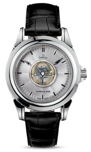 Omega De Ville Tourbillon Platinum / Silver 5943.40.31