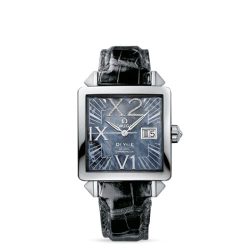 Omega De Ville X2 Co-Axial 35 Big Date Stainless Steel / MOP 7718.72.31