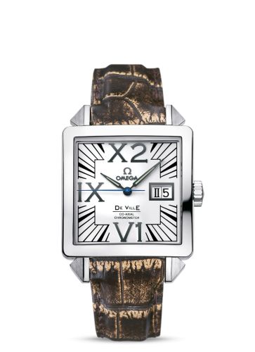 Omega De Ville X2 Co-Axial 35 Big Date Stainless Steel / White 7813.30.39