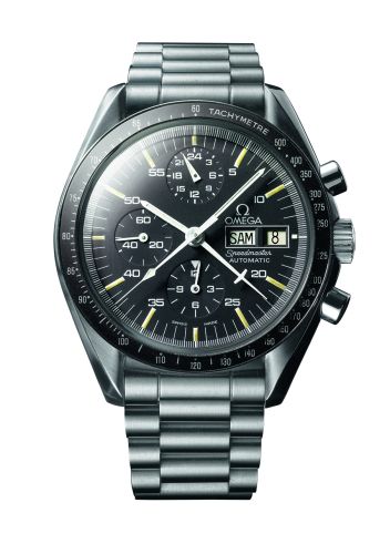 Omega Speedmaster Automatic Stainless Steel / Black / Bracelet / Holy Grail ST 376.0822