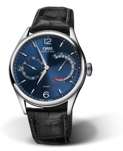 Oris Artelier Calibre 111 Stainless Steel / Blue 01 111 7700 4065-Set 1 23 72FC