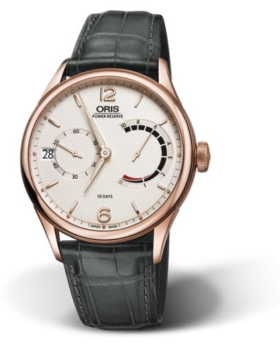 Oris Artelier Calibre 111 Rose Gold/ White 01 111 7700 6061-Set 1 23 78