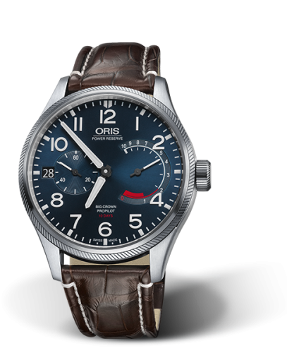 Oris Big Crown ProPilot Calibre 111 Stainless Steel / Blue / Alligator 01 111 7711 4165-Set 1 22 72FC
