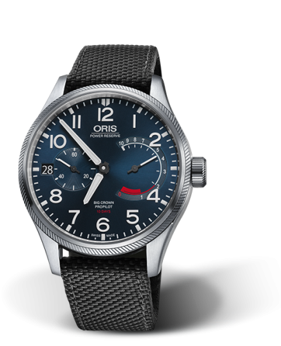 Oris Big Crown ProPilot Calibre 111 Stainless Steel / Blue / Textile 01 111 7711 4165-Set 5 22 15FC