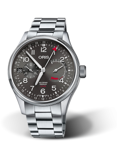 Oris Big Crown ProPilot Calibre 114 Stainless Steel / Grey / Bracelet 01 114 7746 4063-Set 8 22 19