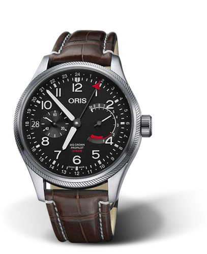 Oris Big Crown ProPilot Calibre 114 Stainless Steel / Black / Alligator 01 114 7746 4164-Set 1 22 72FC