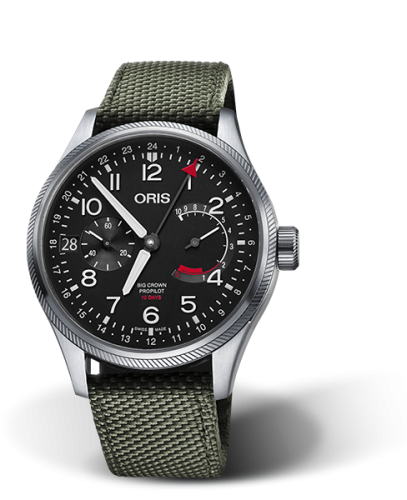 Oris Big Crown ProPilot Calibre 114 Stainless Steel / Black / Textile 01 114 7746 4164-Set 5 22 14FC