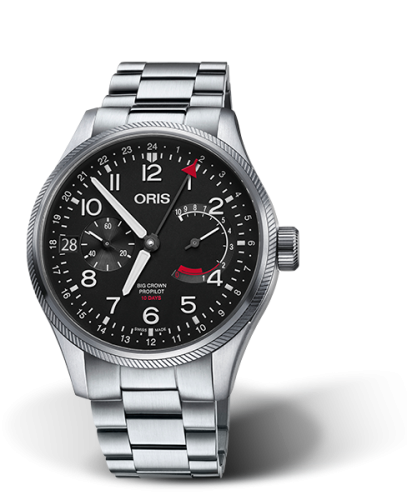 Oris Big Crown ProPilot Calibre 114 Stainless Steel / Black / Bracelet 01 114 7746 4164-Set 8 22 19