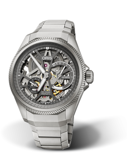 Oris Big Crown ProPilot X Calibre 115 Titanium / Skeleton / Bracelet 01 115 7759 7153-Set7 22 01TLC