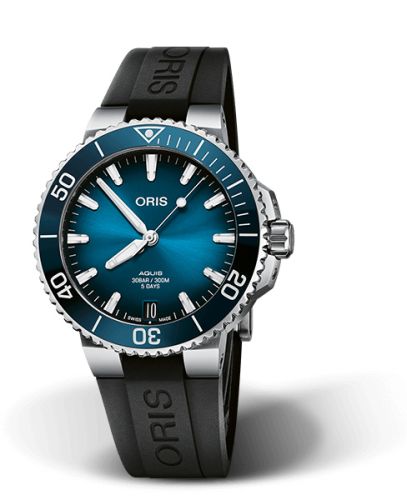 Oris Aquis Date Calibre 400 41.5 Stainless Steel / Blue / Rubber 01 400 7769 4135-07 4 22 74FC