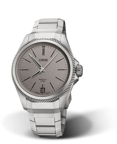 Oris ProPilot X Calibre 400 Titanium / Grey / Bracelet 01 400 7778 7153-07 7 20 01TLC