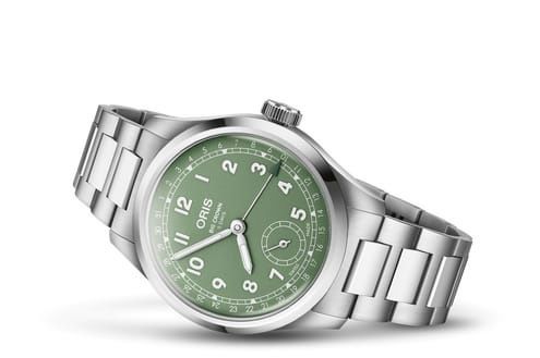 Oris Big Crown Pointer Date Calibre 403 Stainless Steel / Green / Bracelet 01 403 7799 4067-07 8 20 06