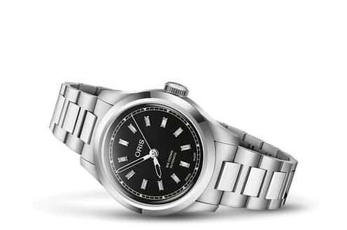 Oris Big Crown Diamonds 34 Stainless Steel / Black / Bracelet 01 531 7797 4094-07 8 17 06