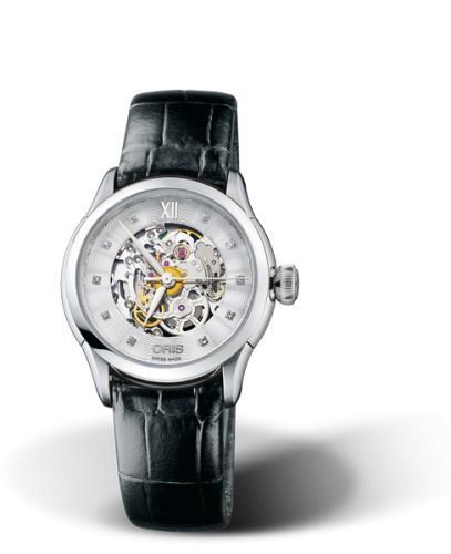 Oris Artelier Skeleton 31 Diamonds Stainless Steel 01 560 7604 4019-07 5 16 60FC