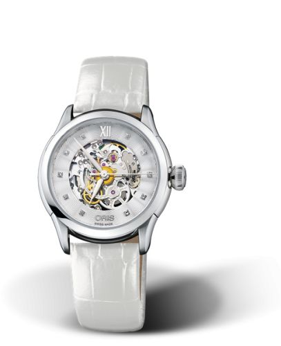 Oris Artelier Skeleton 31 Diamonds Stainless Steel 01 560 7604 4019-07 5 16 67FC