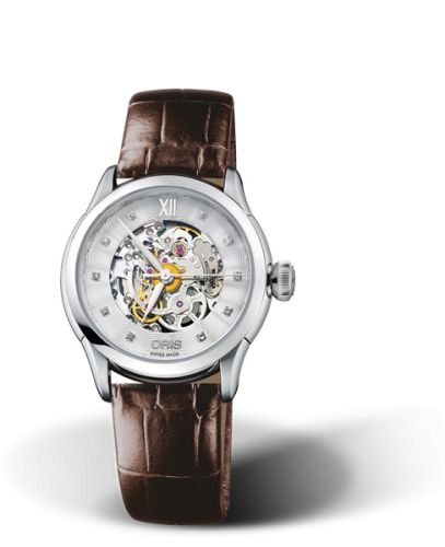 Oris Artelier Skeleton 31 Diamonds Stainless Steel 01 560 7604 4019-07 5 16 70FC