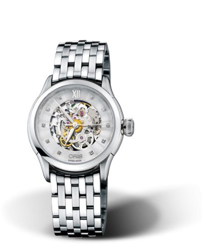 Oris Artelier Skeleton 31 Diamonds Stainless Steel 01 560 7604 4019-07 8 16 73