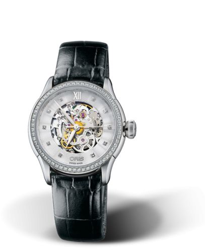 Oris Artelier Skeleton 31 Diamonds Stainless Steel - Diamond 01 560 7604 4919-07 5 16 60FC