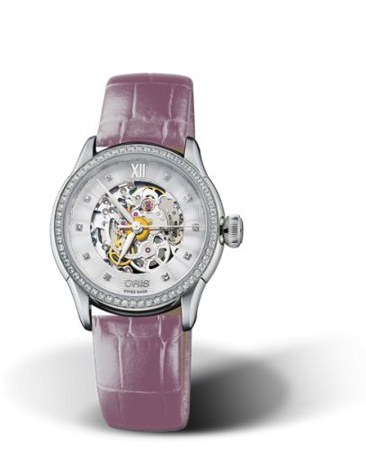 Oris Artelier Skeleton 31 Diamonds Stainless Steel - Diamond 01 560 7604 4919-07 5 16 62FC